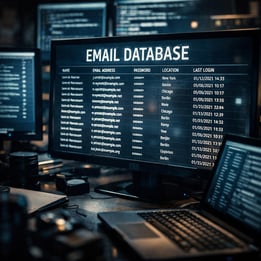 Cinematic Email Database Visualization