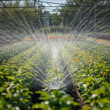 Irrigating during high heat